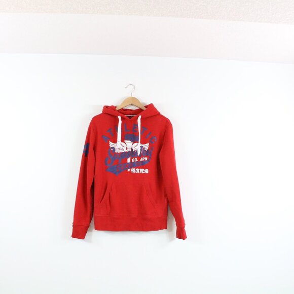 *Vintage Superdry Logo Bonded Satin Hoodie - Picture 4 of 10